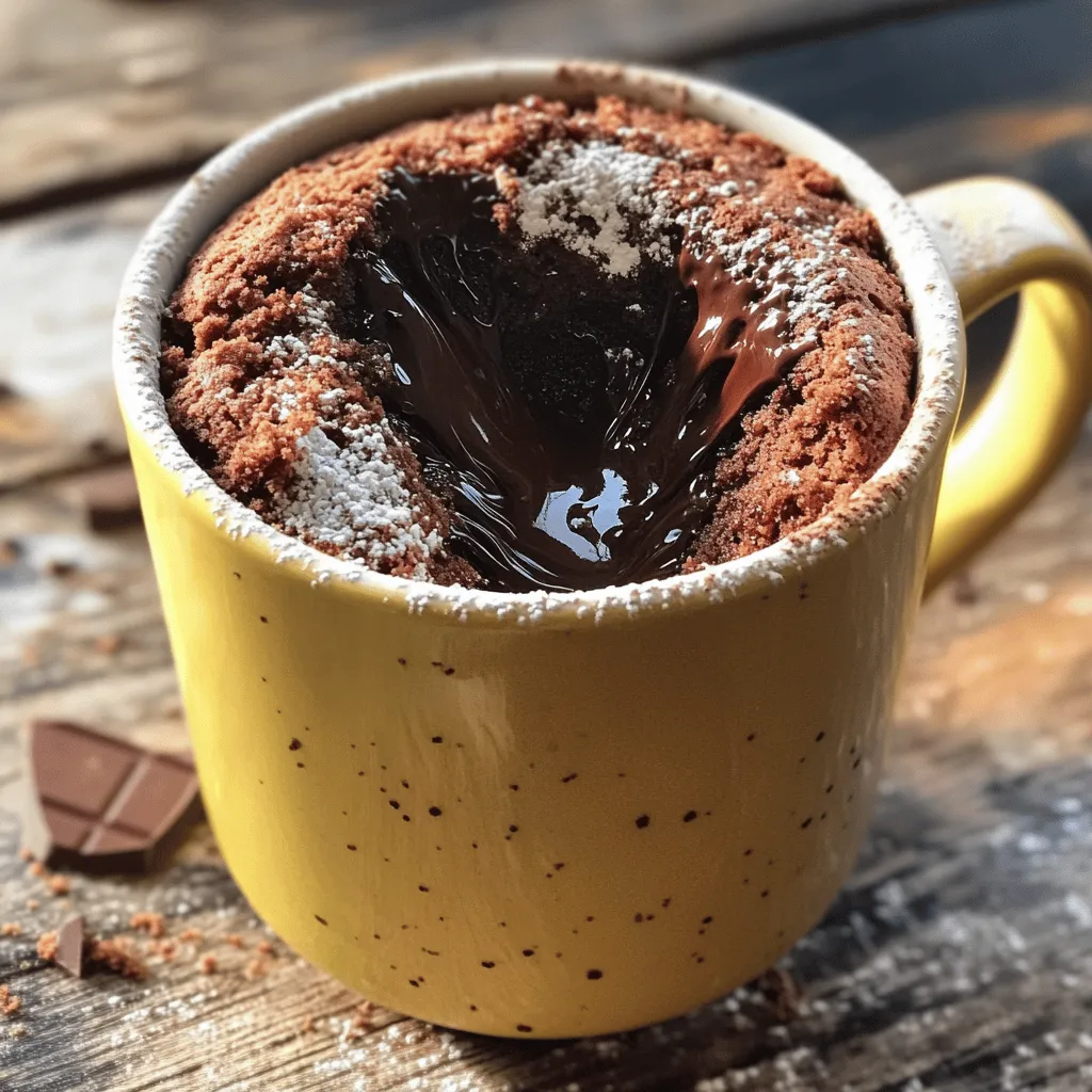 Chocolate Lava Mug Cake Quick and Easy Delight
