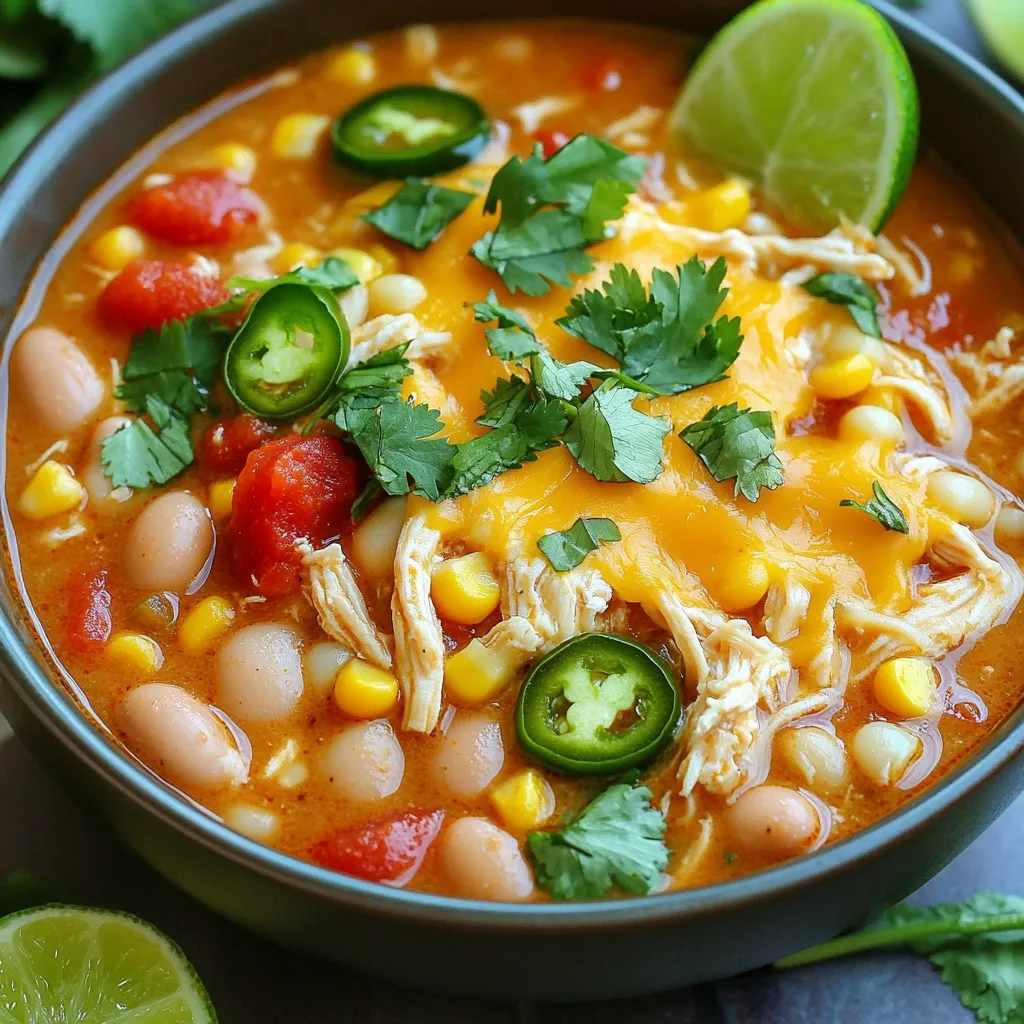 Creamy White Bean Chicken Chili Slow Cooker Delight