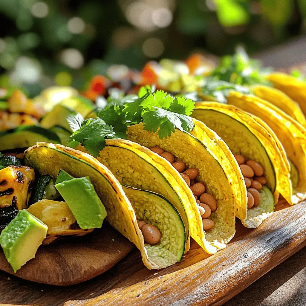 Soft Zucchini Taco Shells Nutritious and Easy Recipe