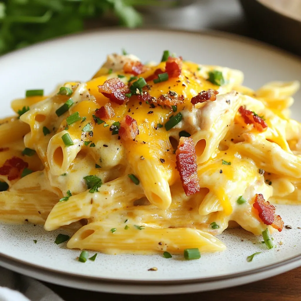 Creamy Crack Chicken Penne Flavorful Dinner Delight