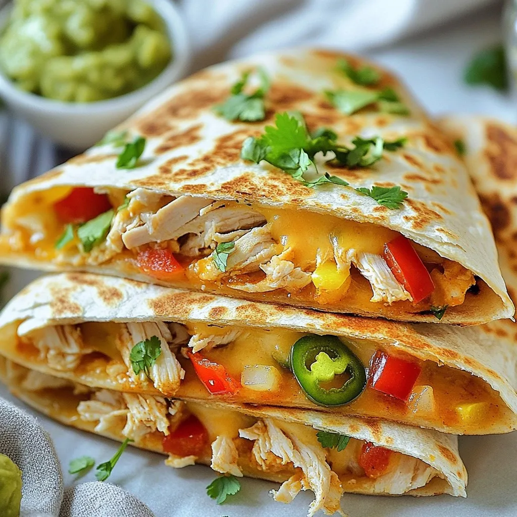 Ultimate Chicken Quesadillas Crispy and Flavorful Meal