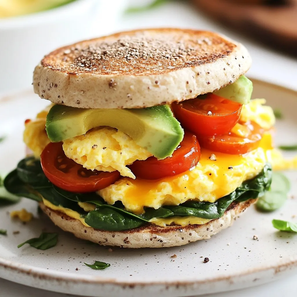 Make Ahead Healthy Breakfast Sandwich for Busy Mornings