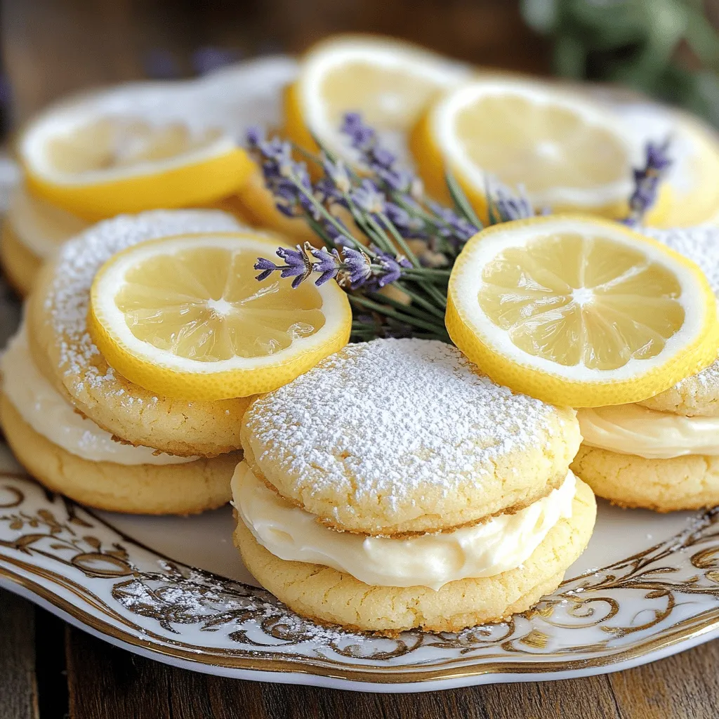Lemon Lavender Sandwich Cookies Delightful and Easy Treat