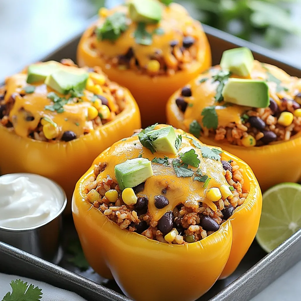 Loaded Taco Stuffed Peppers Flavorful and Easy Dish
