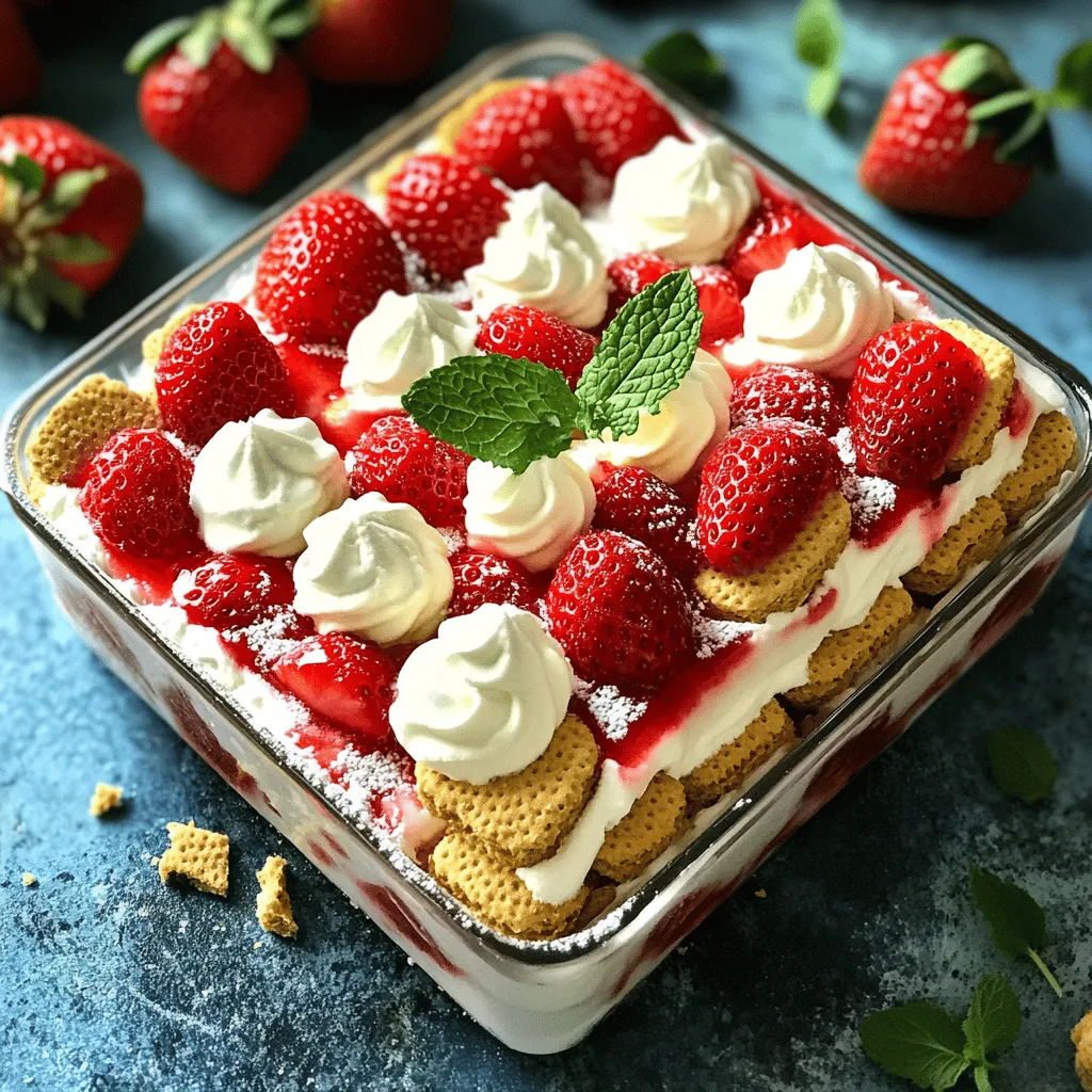 Strawberry Shortcake Icebox Cake Fresh and Tasty Treat