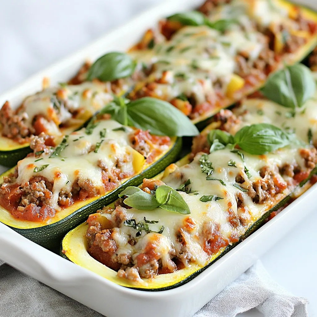 Minute Beef Zucchini Boats Tasty and Quick Recipe