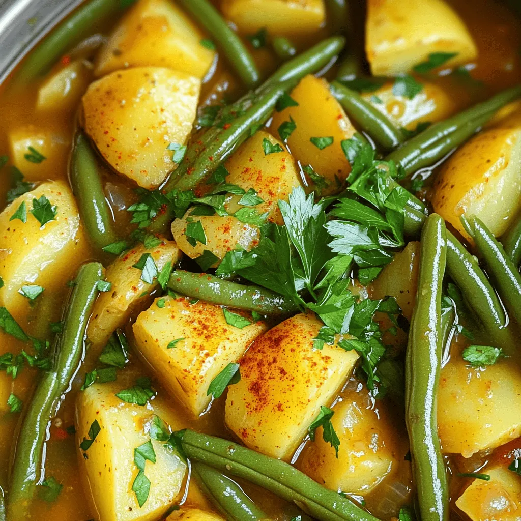 Savory Southern-Style Green Beans and Potatoes Dish