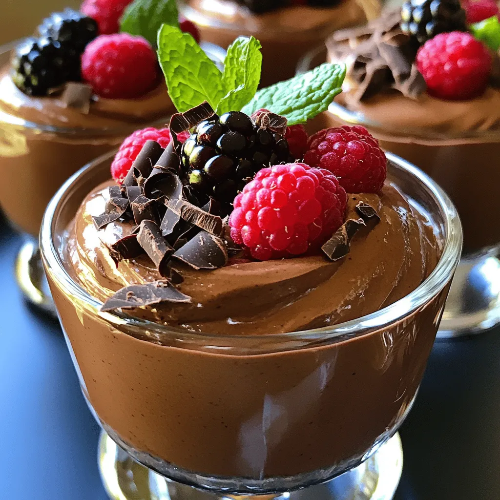 Protein Cottage Cheese Chocolate Mousse Delightful Treat