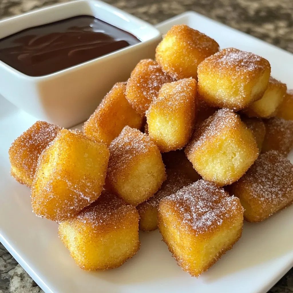 Mini Churro Poppers Delightful Dessert Recipe