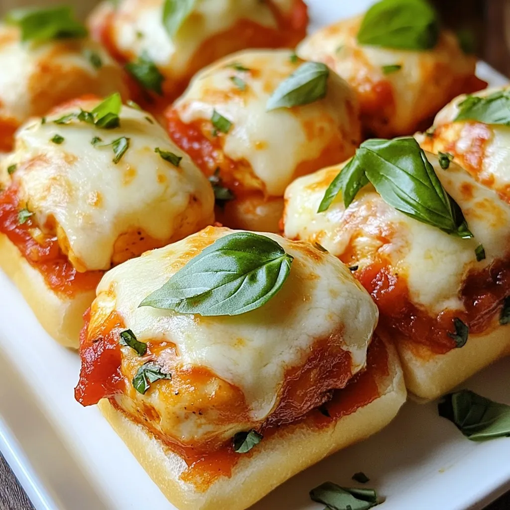 Chicken Parmesan Sliders Tasty and Easy Recipe