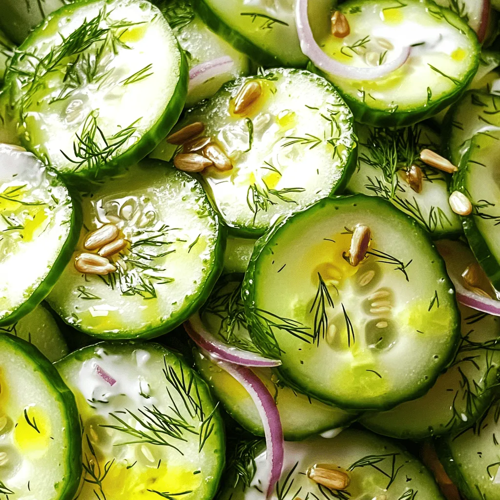 German Cucumber Salad Fresh and Flavorful Recipe