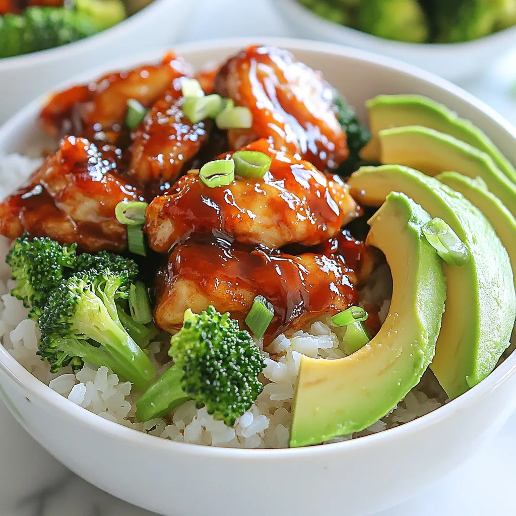 Honey BBQ Chicken Rice Bowls Easy and Flavorful Recipe