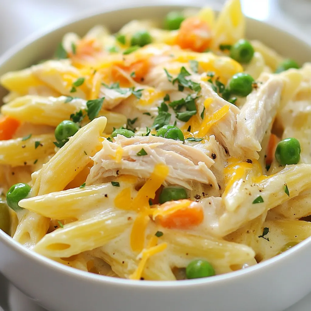 Savory Chicken Pot Pie Pasta Hearty and Simple Recipe