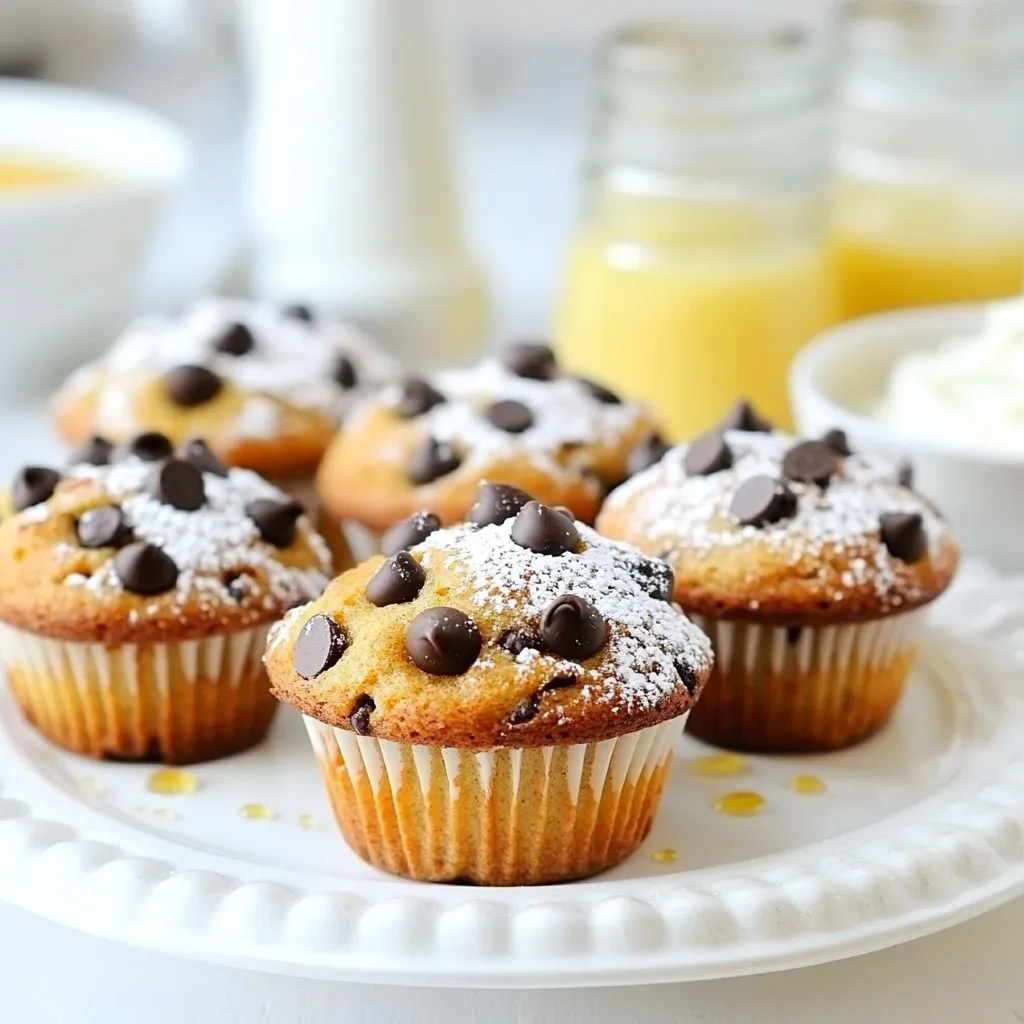 Gluten Free Greek Yogurt Chocolate Chip Muffins Delight