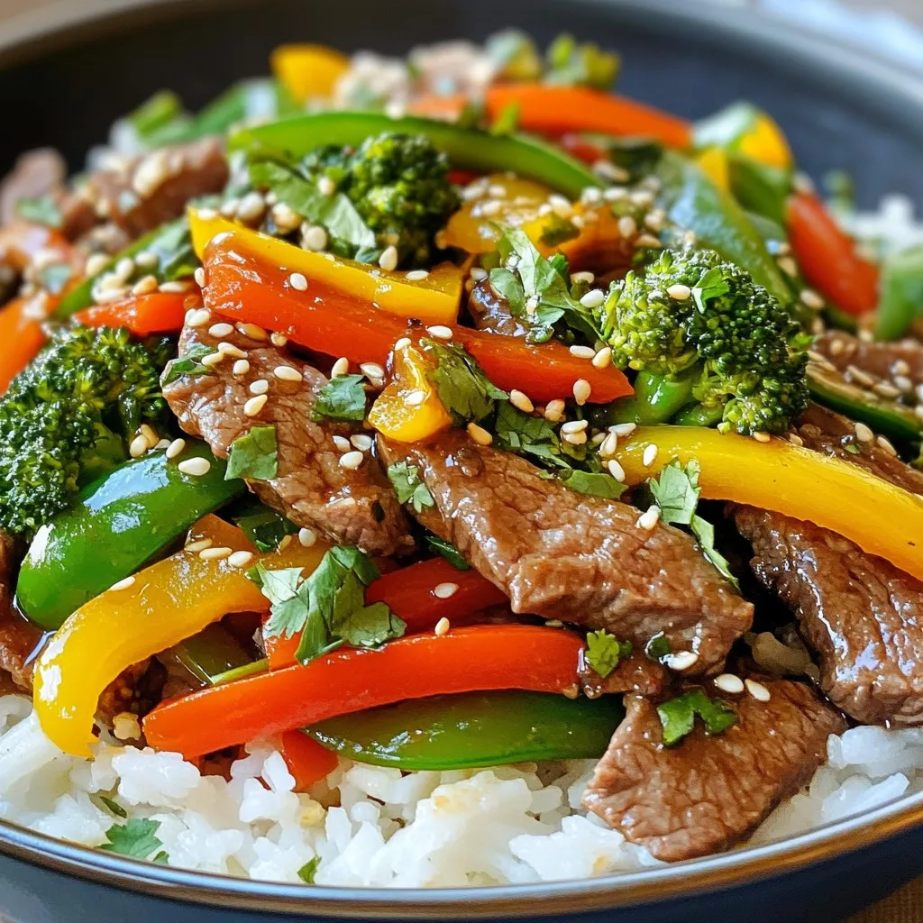 Minute Beef &#038; Veggie Stir Fry Quick and Flavorful Dish