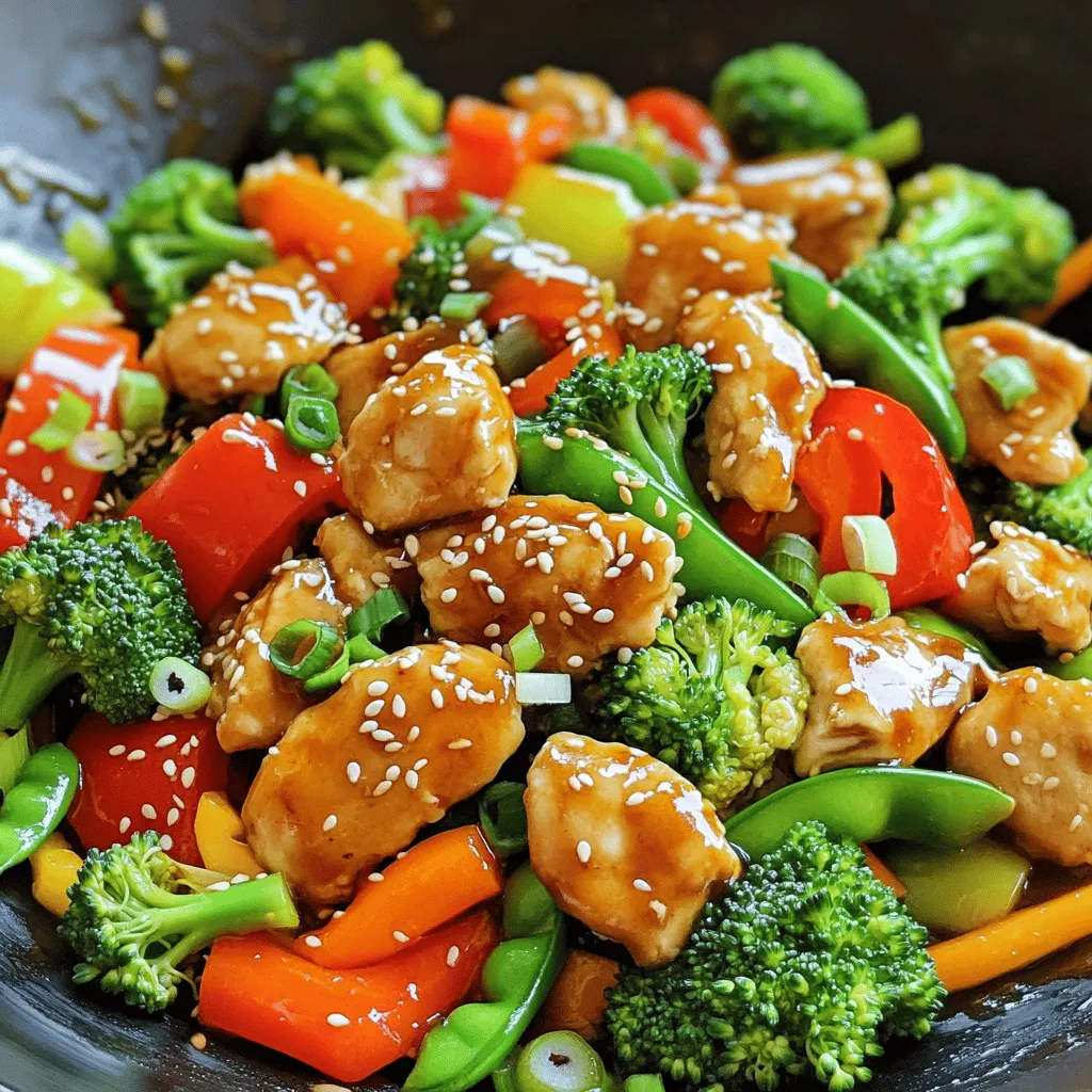 Quick Teriyaki Chicken Stir Fry Simple Dinner Recipe