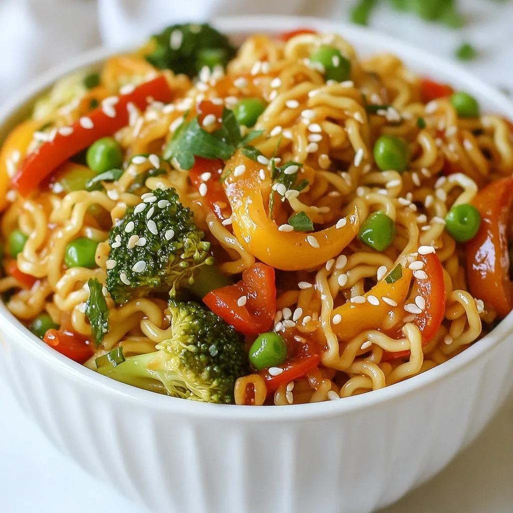 Sweet &#038; Spicy Ramen Stir Fry Delightful Meal Idea