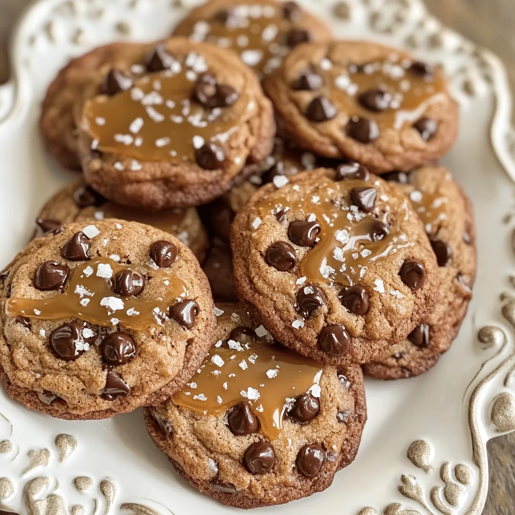 Salted Caramel Chocolate Cookies Delightful Treats