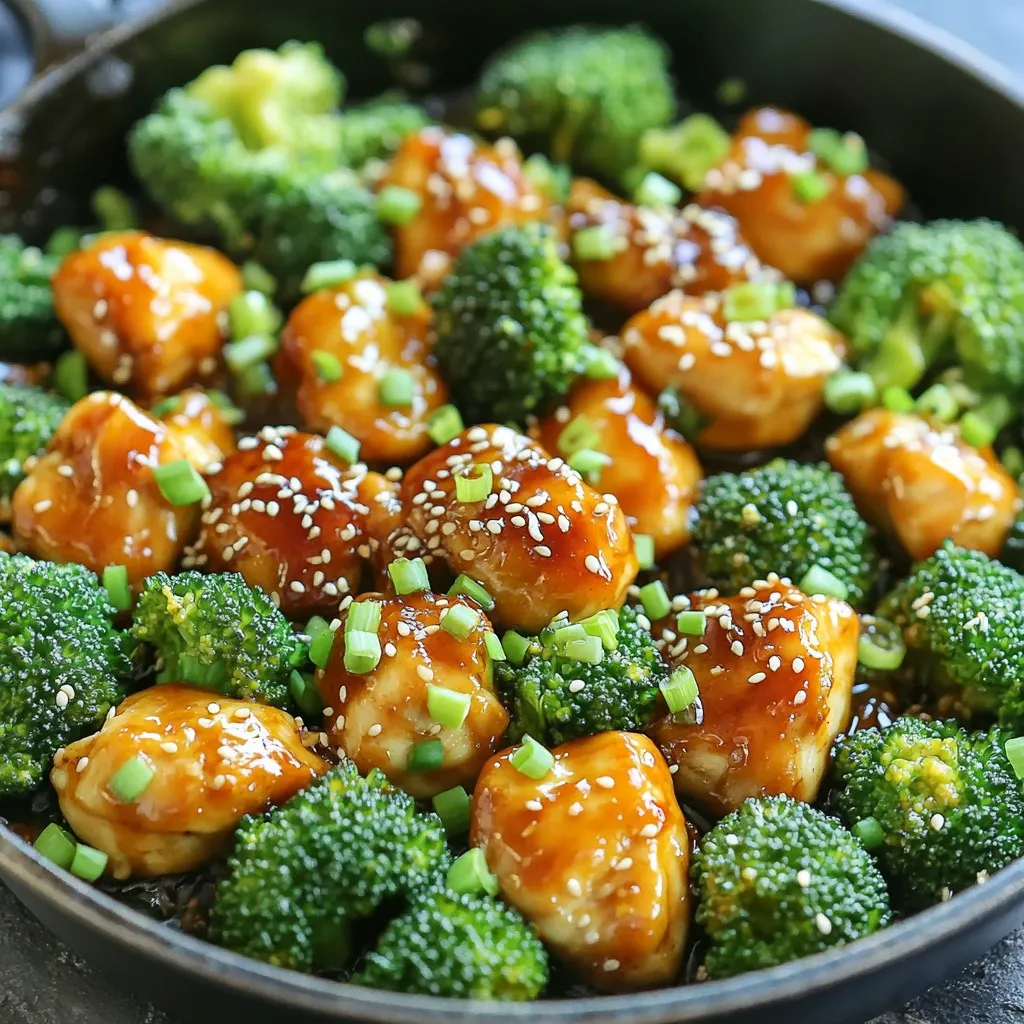 One-Pan Honey Sriracha Chicken &#038; Broccoli Delight