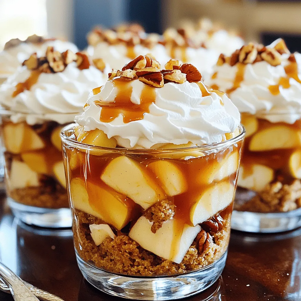 Caramel Apple Trifles Irresistible Fall Dessert Delight