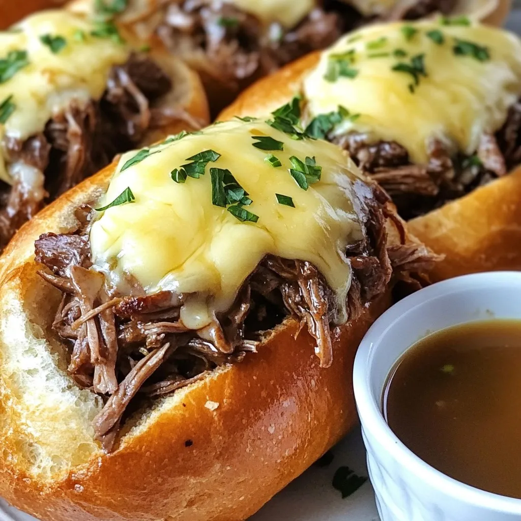 Crockpot French Dip Sandwiches Flavorful and Easy Meal