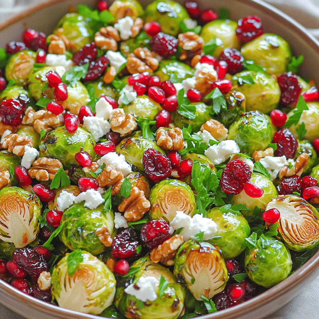 Balsamic Brussels Sprout Salad Fresh and Flavorful Dish