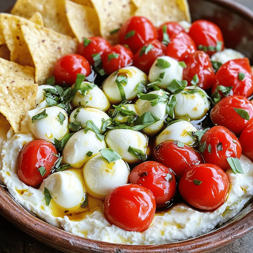 Easy Caprese Dip Flavorful and Quick Appetizer Recipe