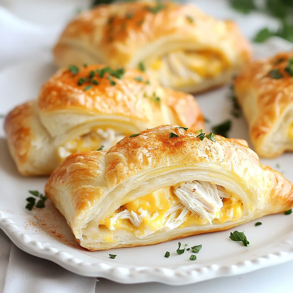 Cheesy Chicken Crescent Rolls Tasty Dinner Recipe