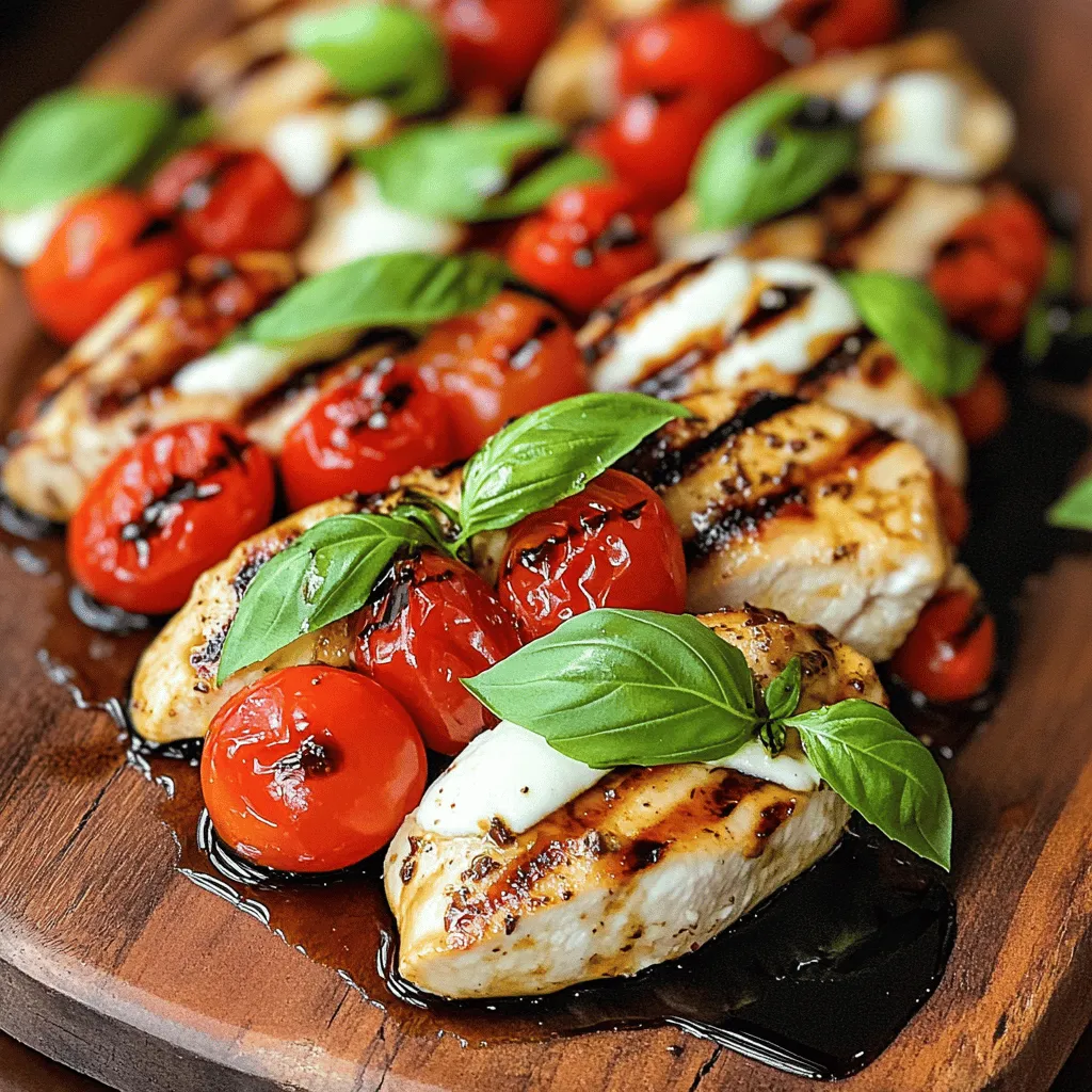 Grilled Chicken Caprese Flavorful Summer Delight