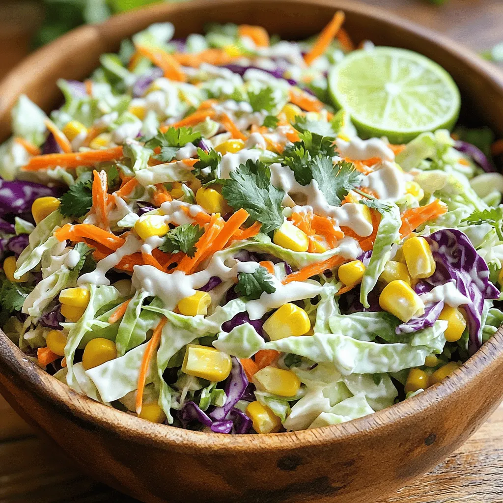 Easy Mexican Coleslaw Fresh and Flavorful Side Dish