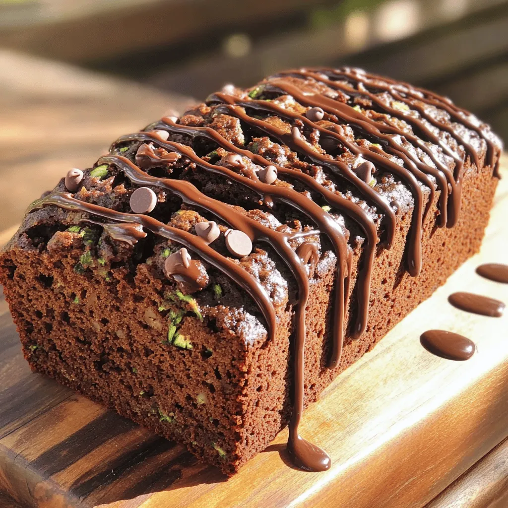 Rich Chocolate Chip Zucchini Bread Moist and Easy Recipe