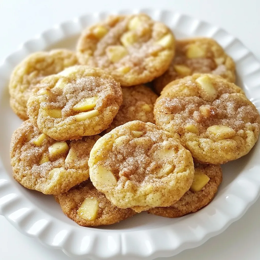 Apple Snickerdoodle Cookies Tasty and Simple Recipe