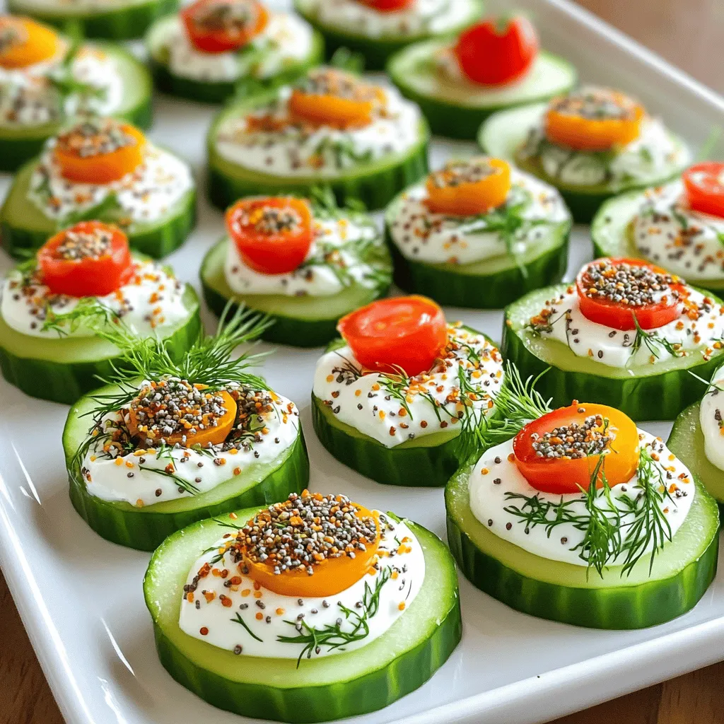 Flavorful Everything Bagel Cucumber Bites Recipe