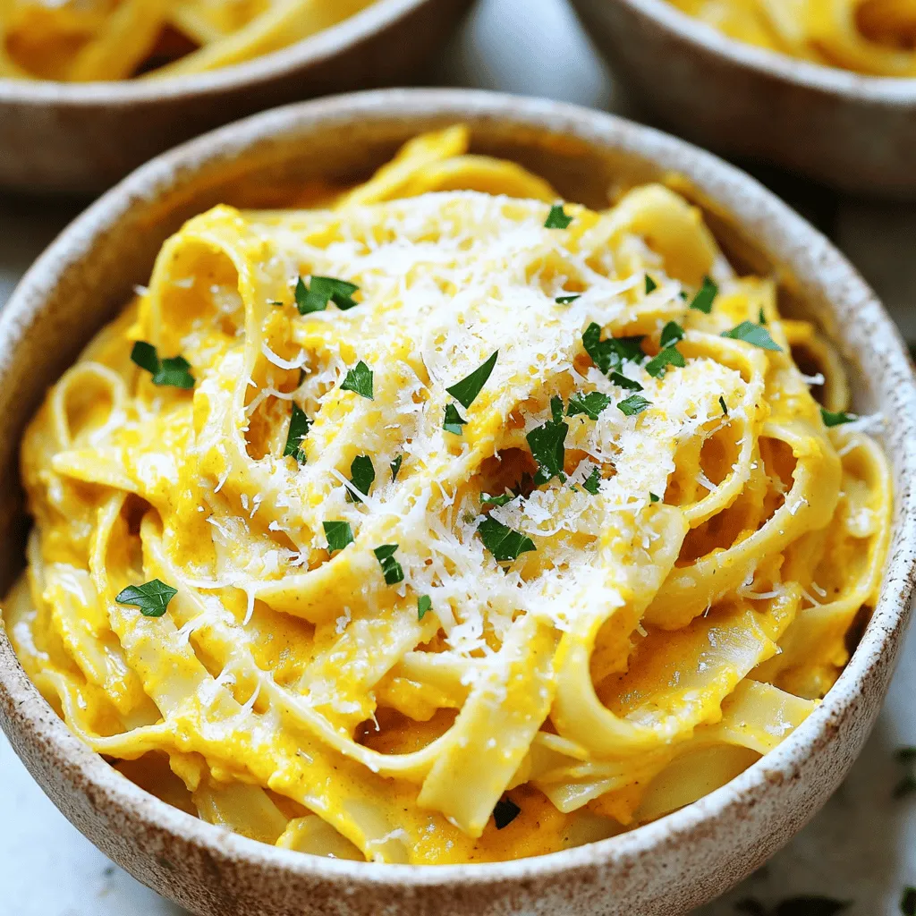One-Pot Pumpkin Alfredo Savory and Creamy Delight