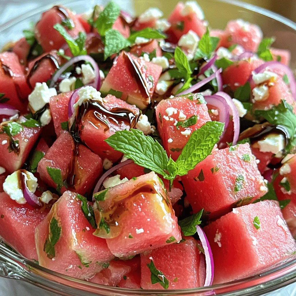 Easy Watermelon Feta Salad Refreshing Summer Delight