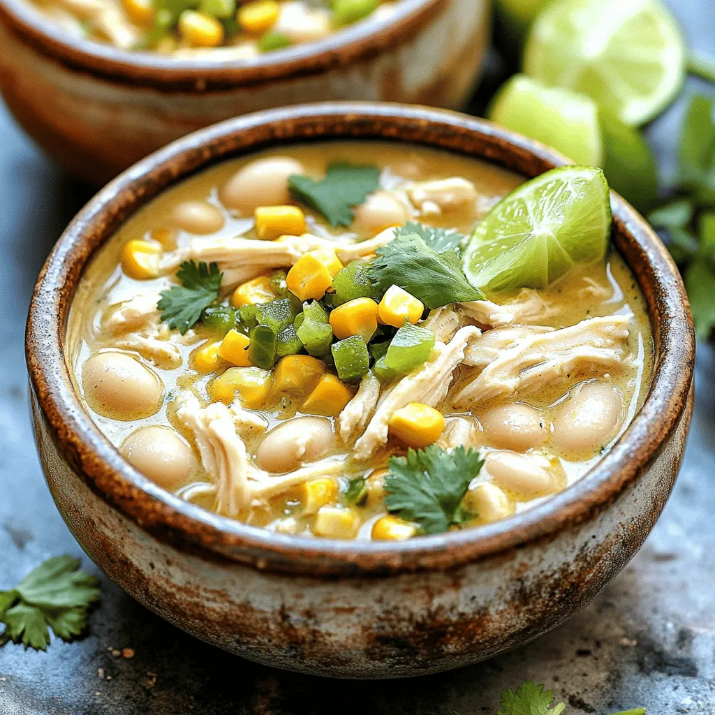 Slow Cooker Creamy White Chicken Chili Simple Dish