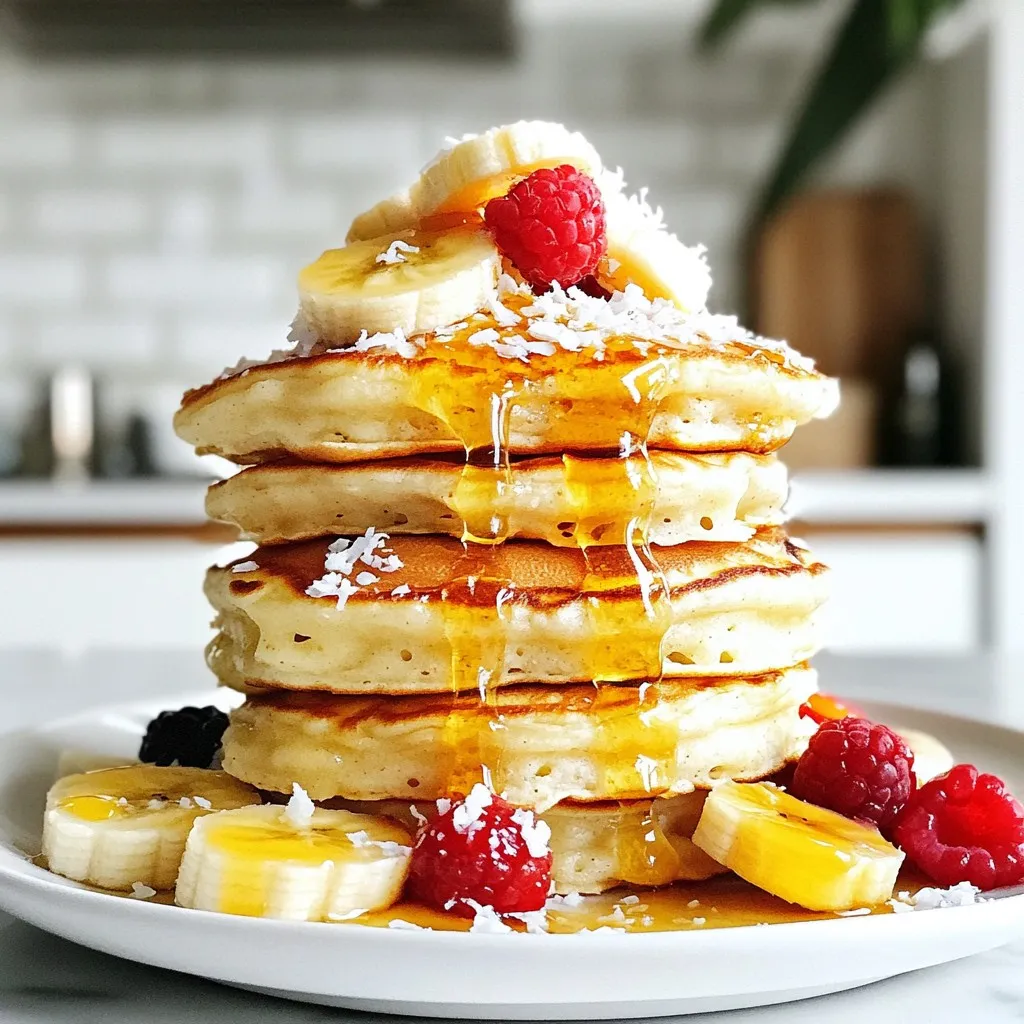 Coconut Cream Pancakes Fluffy and Delicious Treat