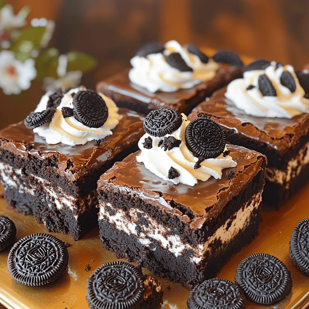 Oreo Cookies and Cream Brownies Rich and Decadent Delight