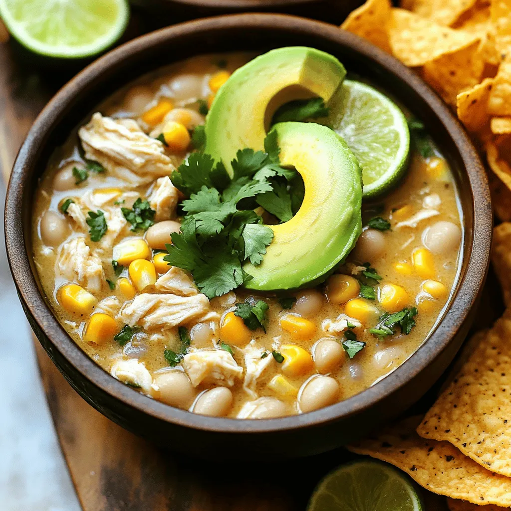 One-Pot Creamy White Chicken Chili Simple and Easy