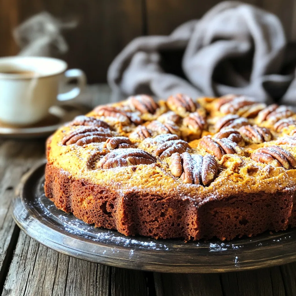 Pumpkin Pecan Coffee Cake Simple and Tasty Delight