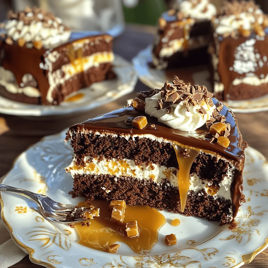 Chocolate Caramel Toffee Crunch Cake Easy Baking Guide