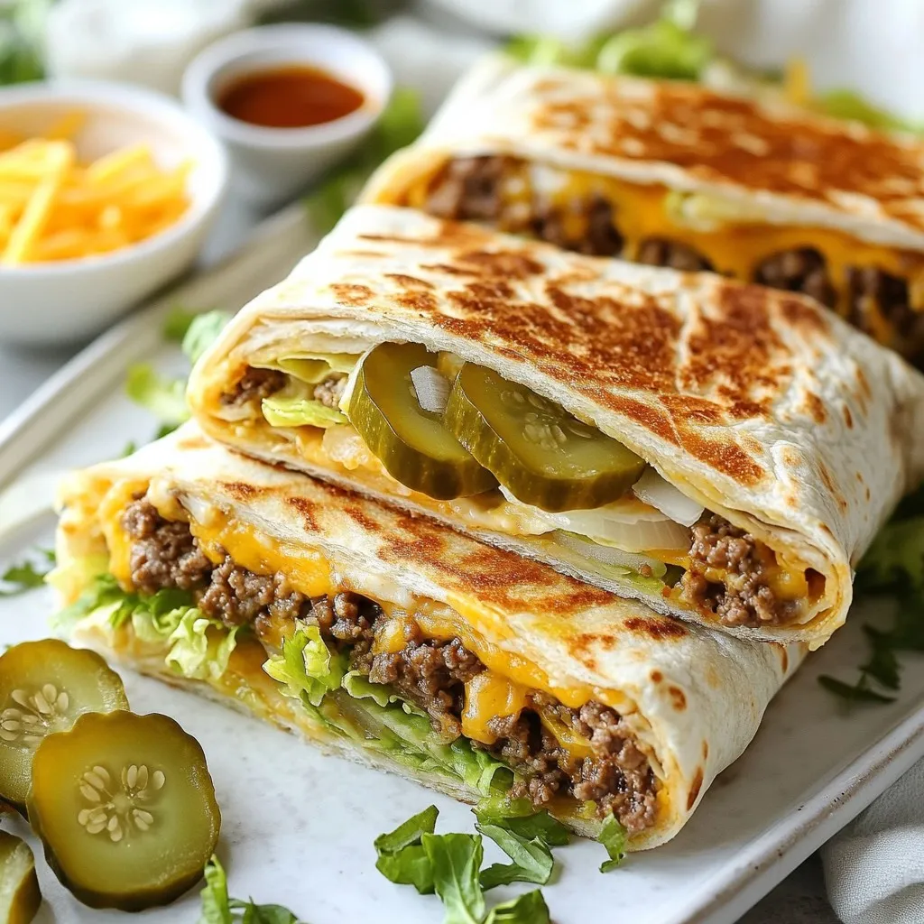 Homemade Big Mac Wraps Tasty and Easy Recipe