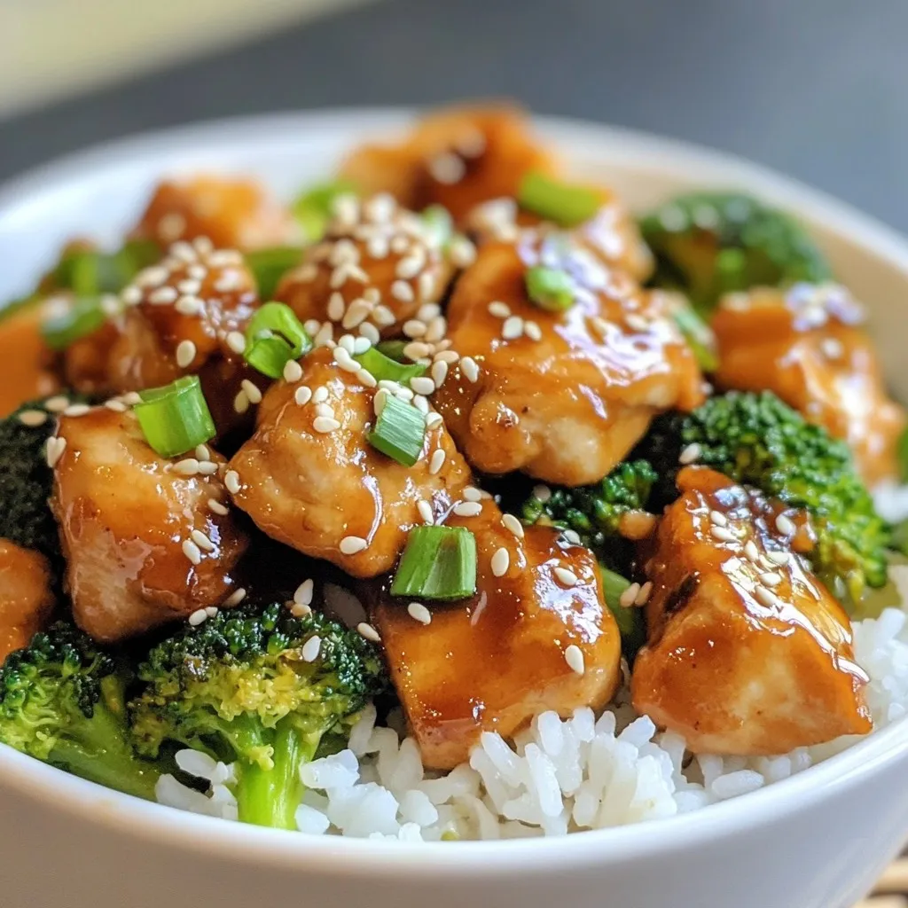 Minute Teriyaki Chicken and Broccoli Quick Meal