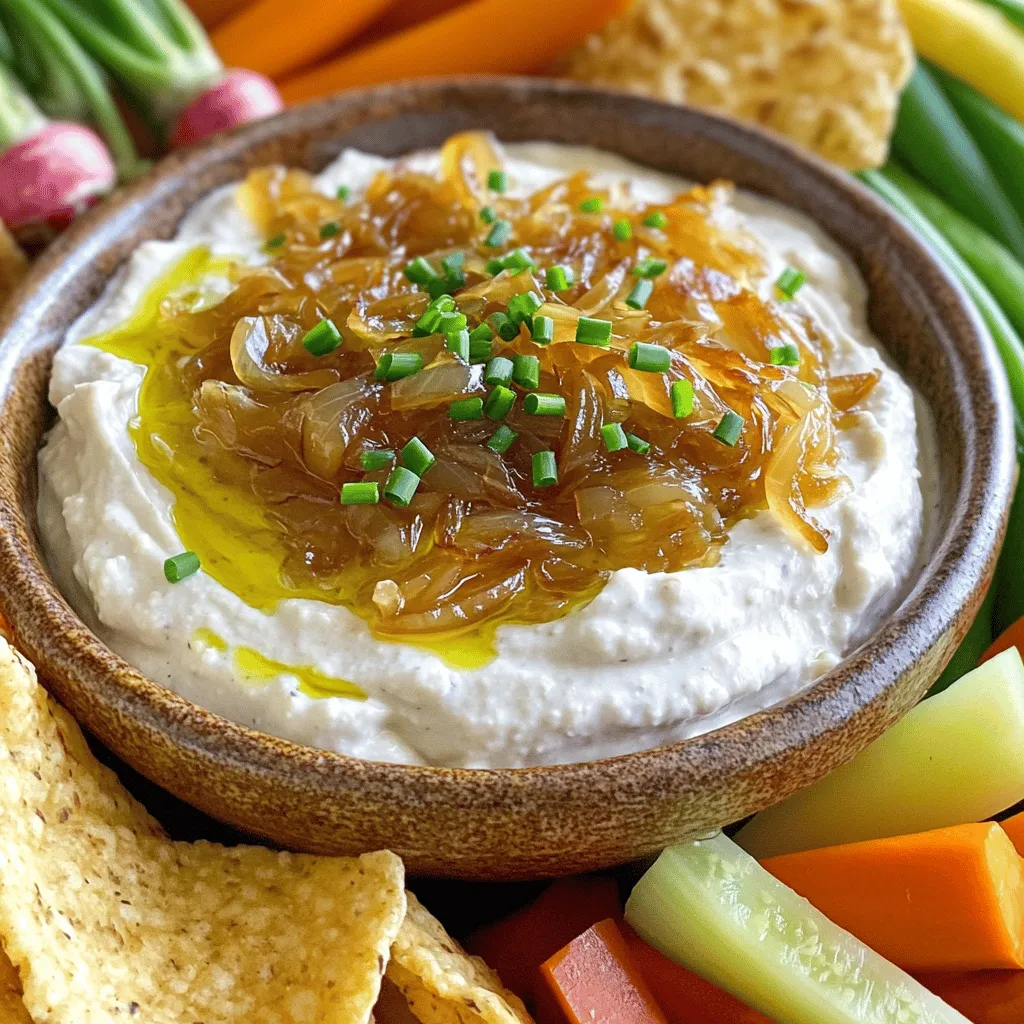 Caramelized Onion Dip Flavorful Coworker Favorite