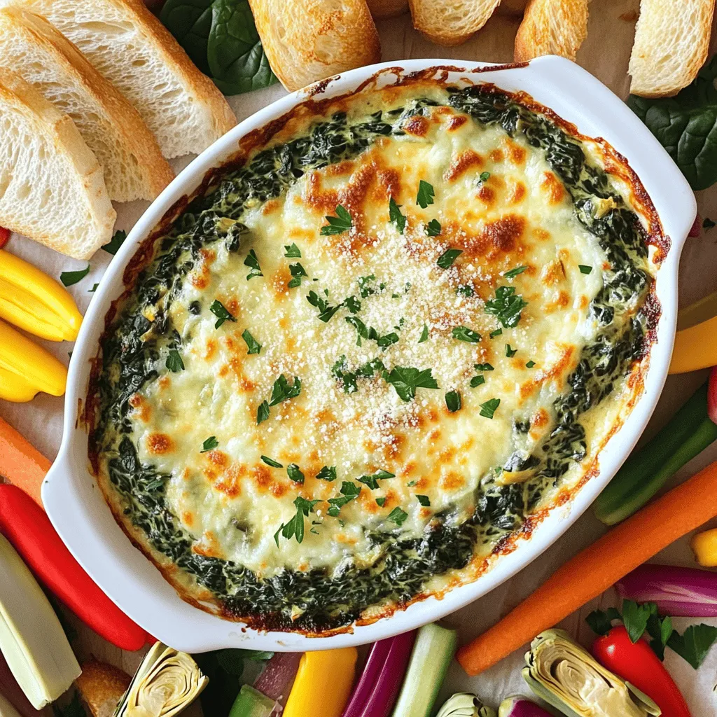 Spinach Artichoke Parmesan Dip Flavorful and Simple