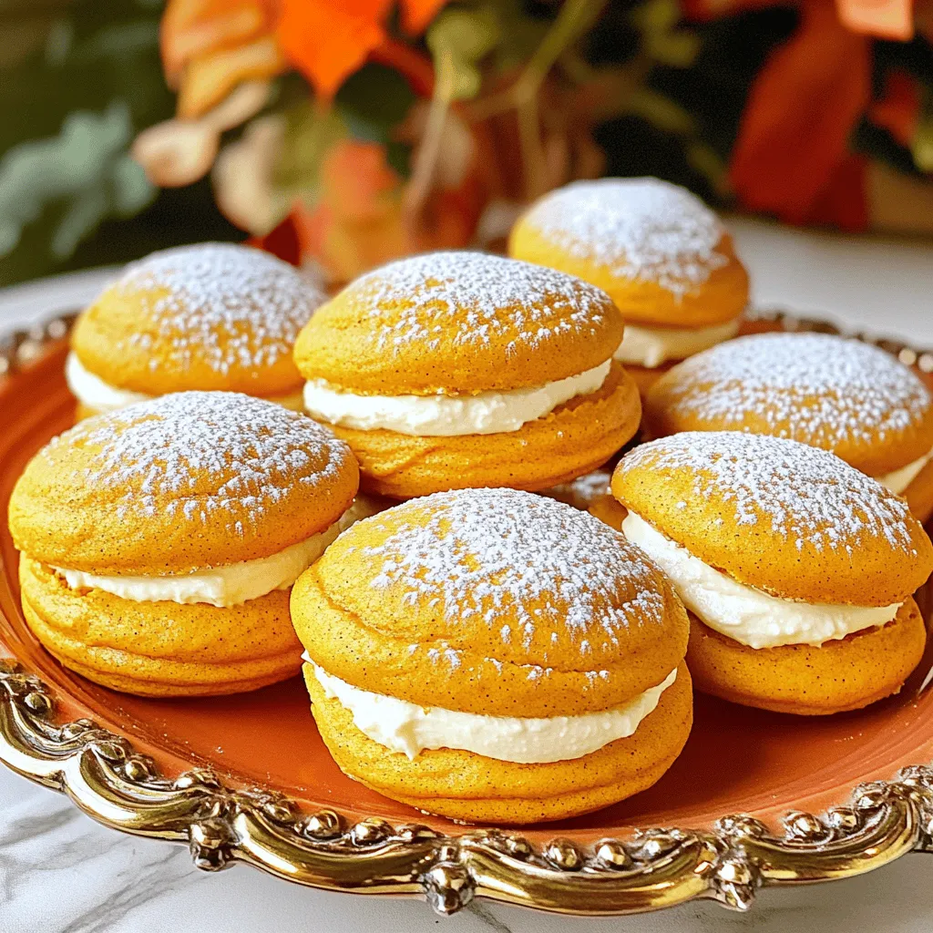 Pumpkin Spice Whoopie Pies Tasty Fall Delight