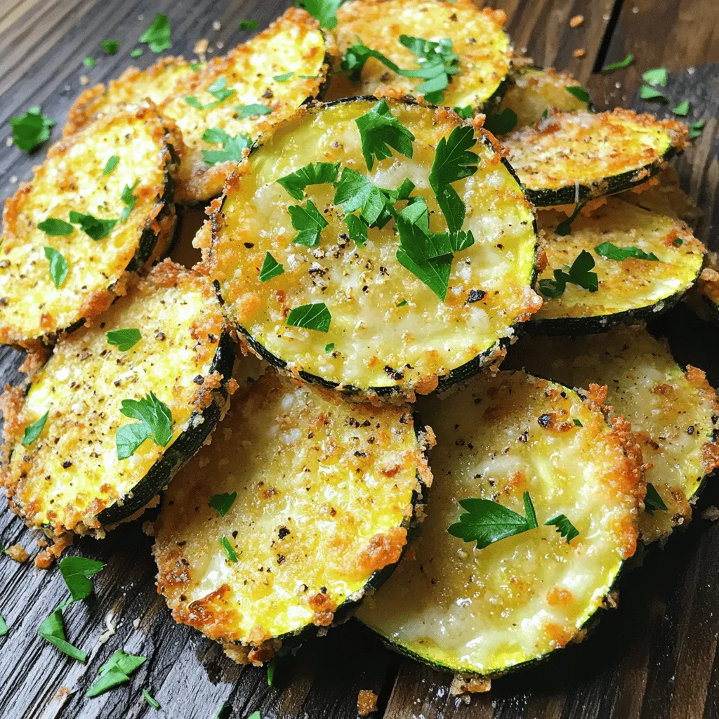 Easy No-Breading Air Fryer Parmesan Zucchini Delight