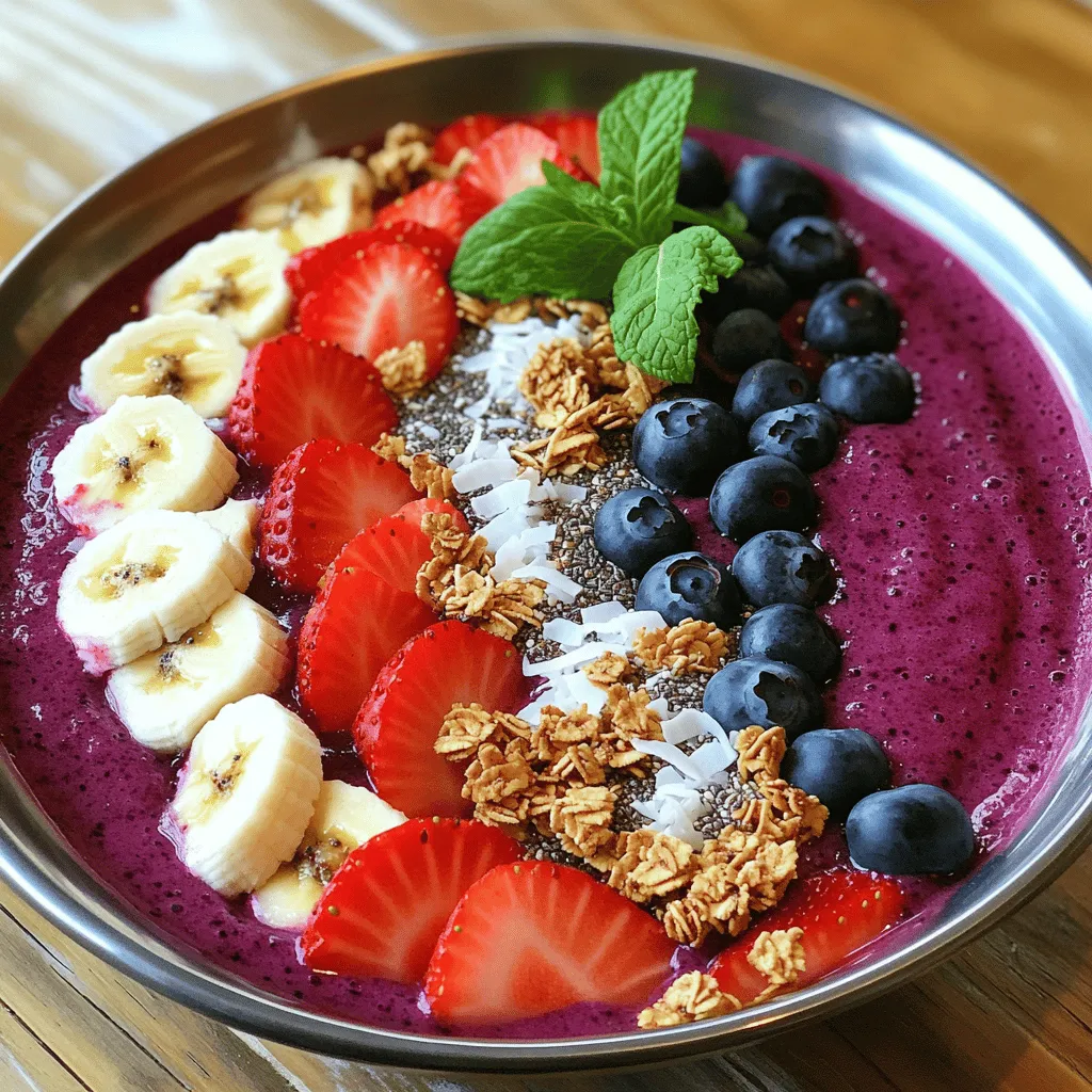 Berry Bliss Smoothie Bowl Easy and Delicious Treat