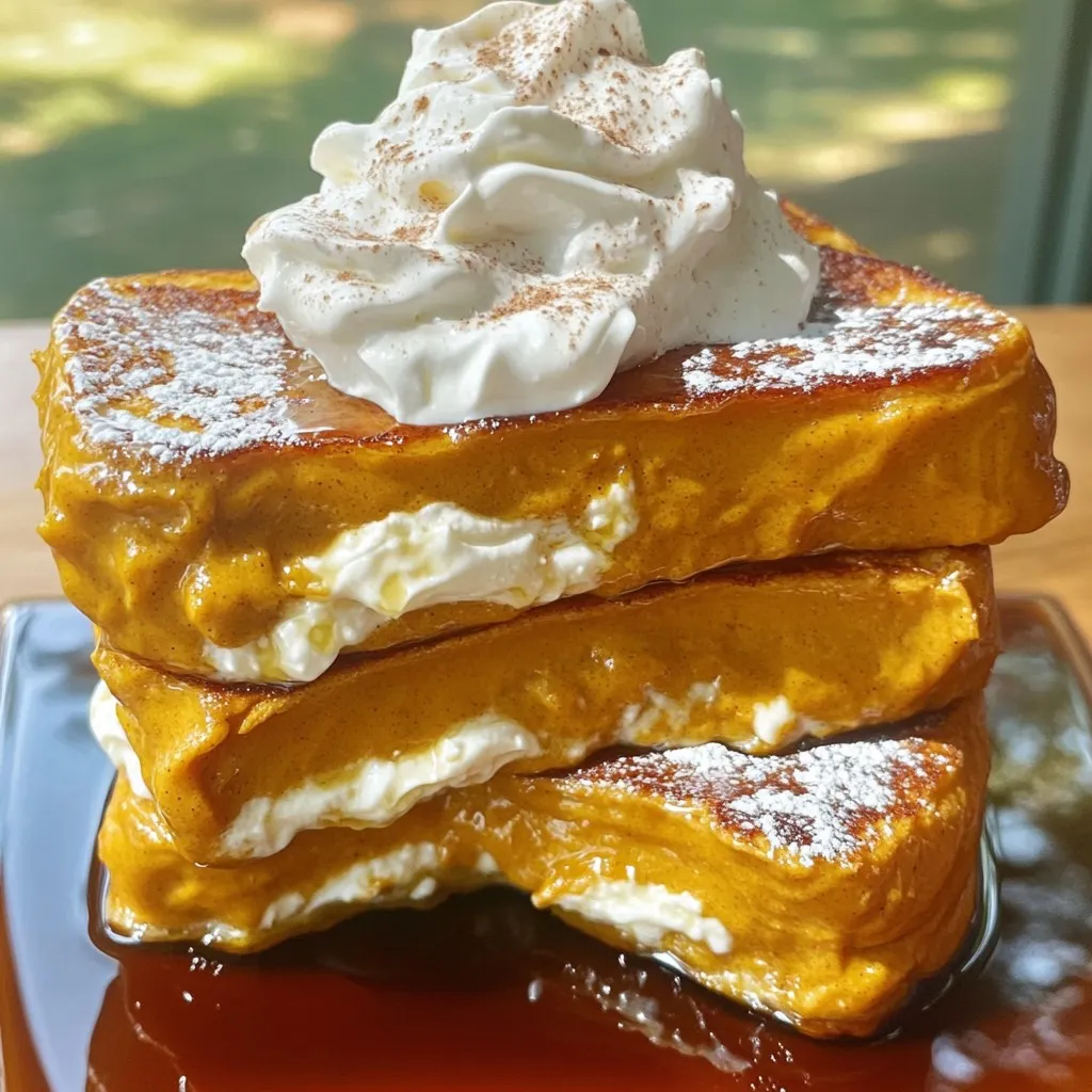 Pumpkin Spice Cream Cheese French Toast Delight