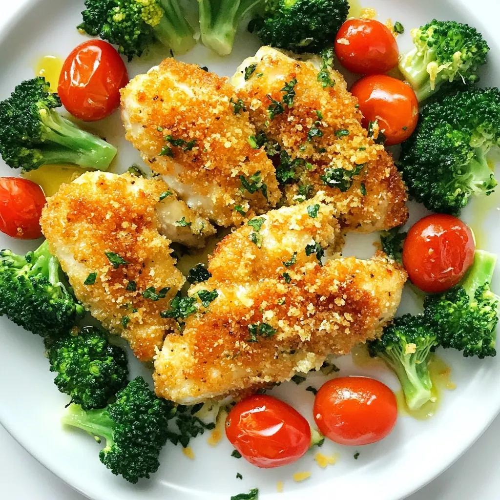 Parmesan Crusted Chicken Sheet Pan Quick and Tasty
